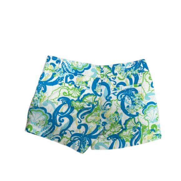 Lilly Pulitzer The Callahan Stretch Womens Shorts SZ 2 Tropical Resort - Picture 3 of 4